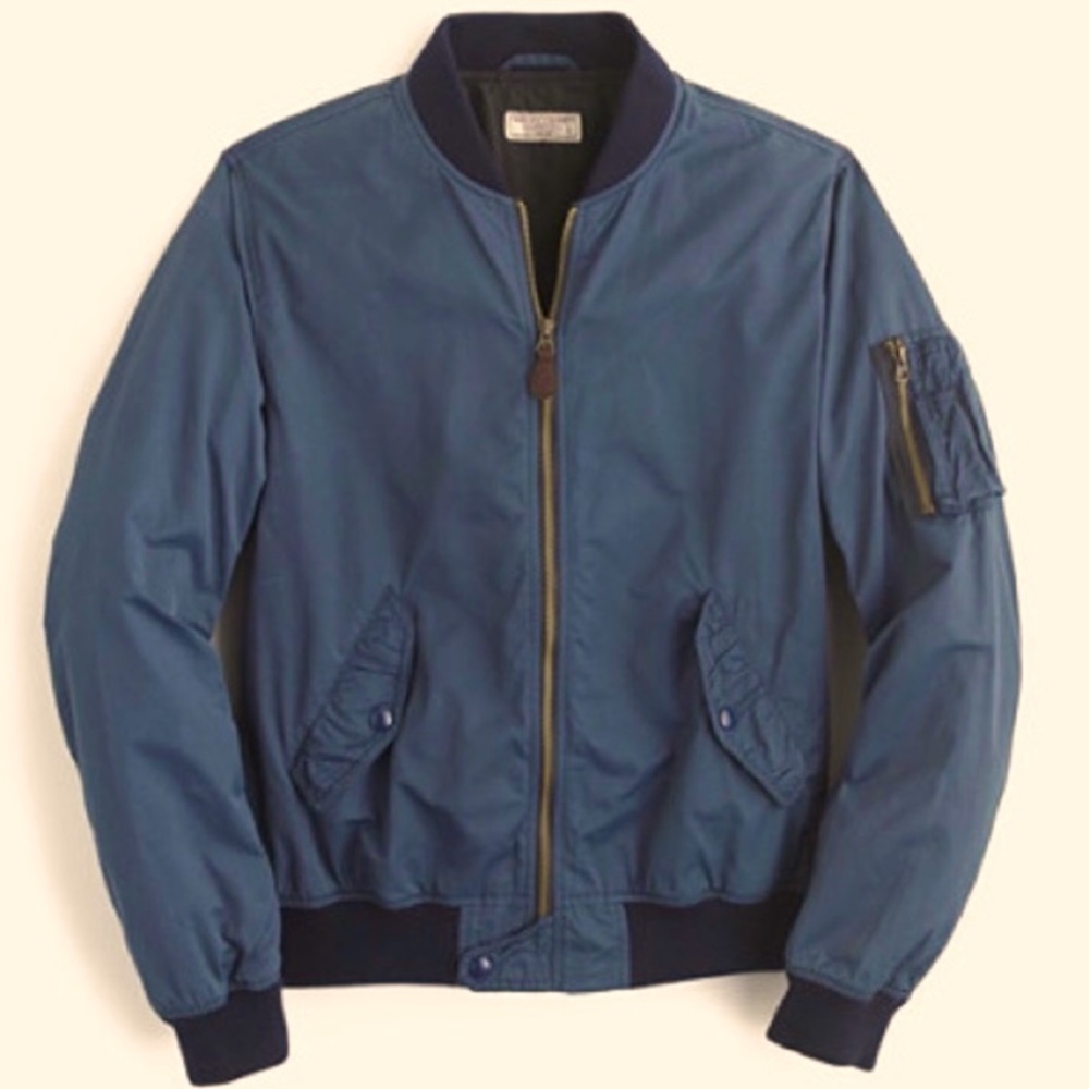 JCrew Wallace Barnes MA-1 Bomber Jacket